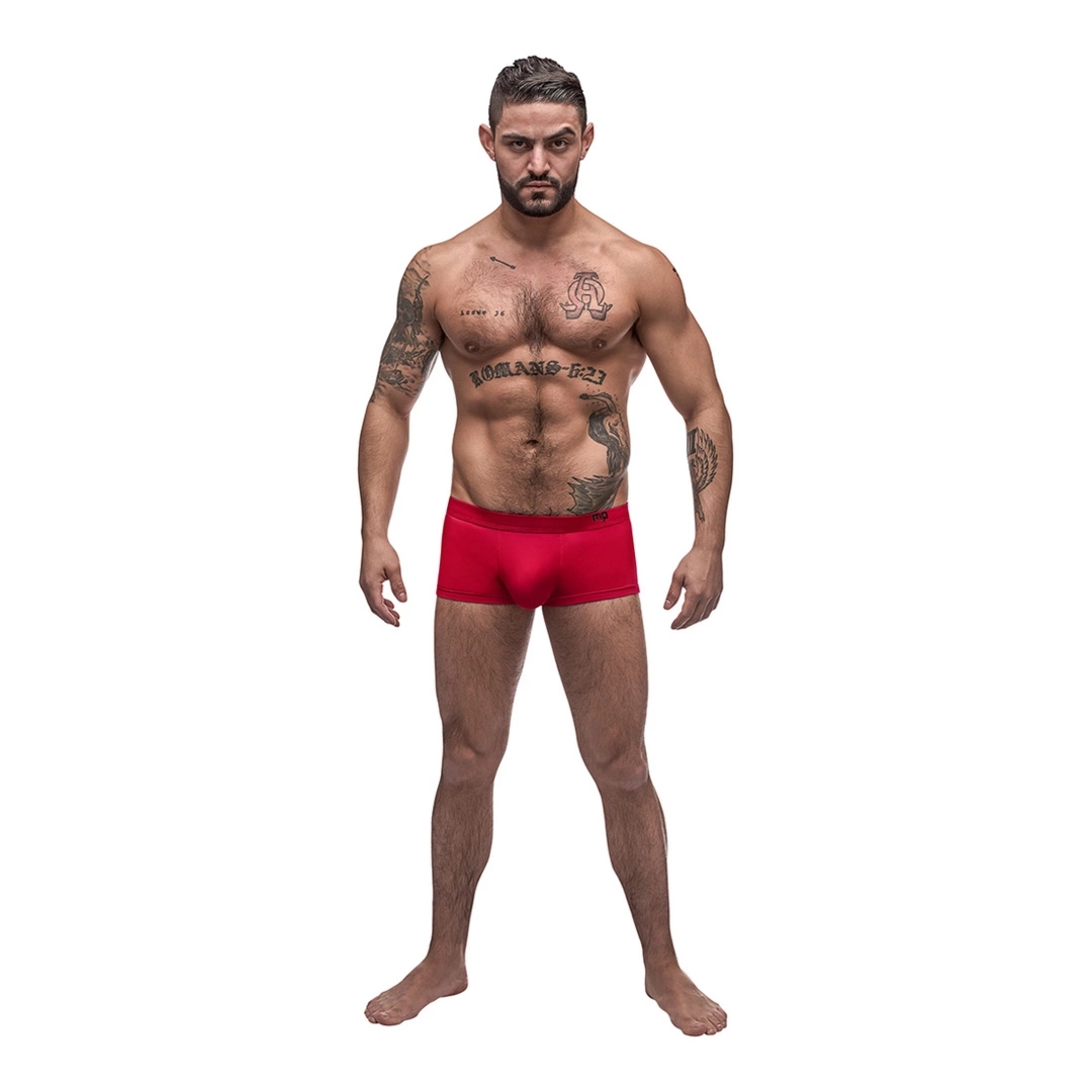 Male Power Pure Comfort Modal Mini szorty XL czarne, pas antyrolujący i anatomiczny woreczek