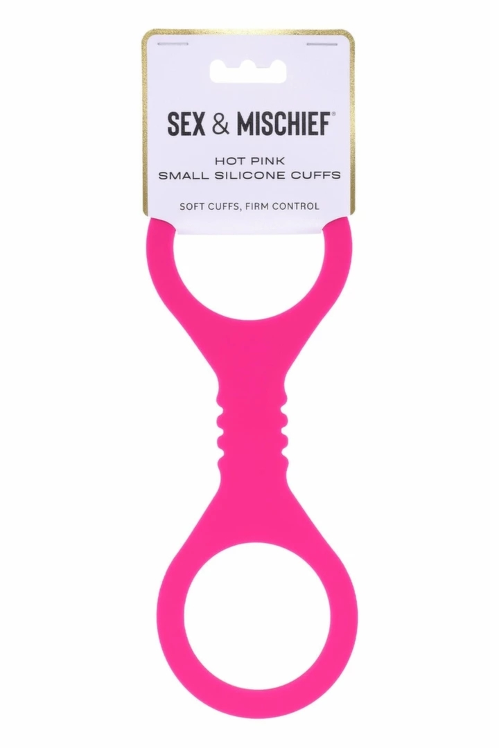 Sportsheets Small Hot Pink silikonowe kajdanki elastyczne różowe, lekka konstrukcja