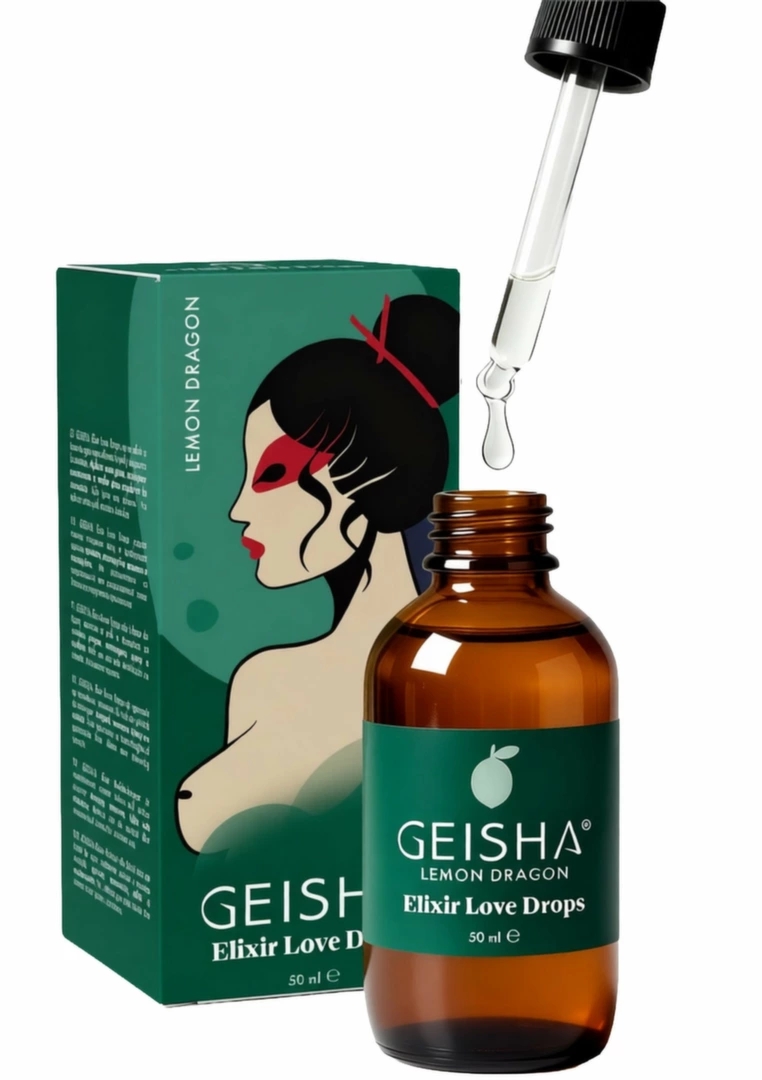 Elixir Love Drops 50 ml GEISHA rozgrzewający olejek do masażu, 4 zapachy
