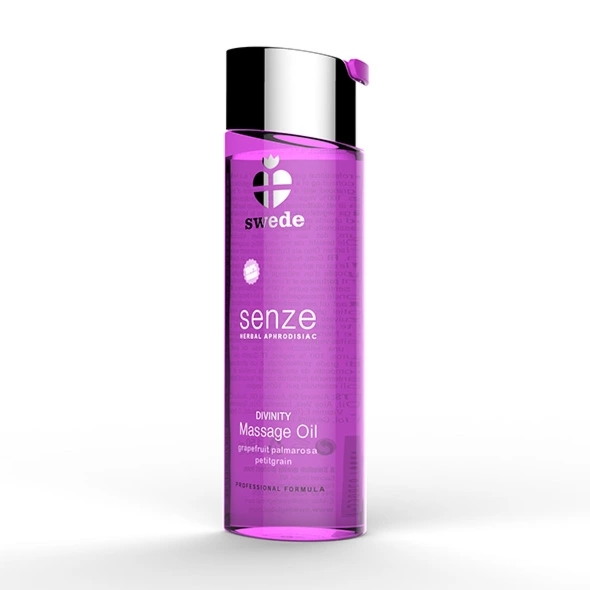 Swede Senze Olejek do Masażu Grapefruit Palmarosa Petitgrain 150ml, wegański, świeży zapach