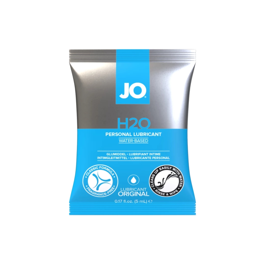 System JO H2O Original – wodny lubrykant w saszetce 5 ml, jedwabista konsystencja