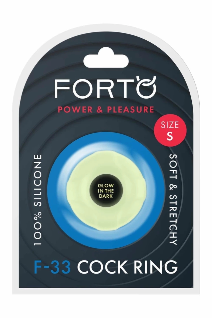 FORTO F-33 Pierścień silikonowy Small Glow 17mm świecący, elastyczny, anatomiczny