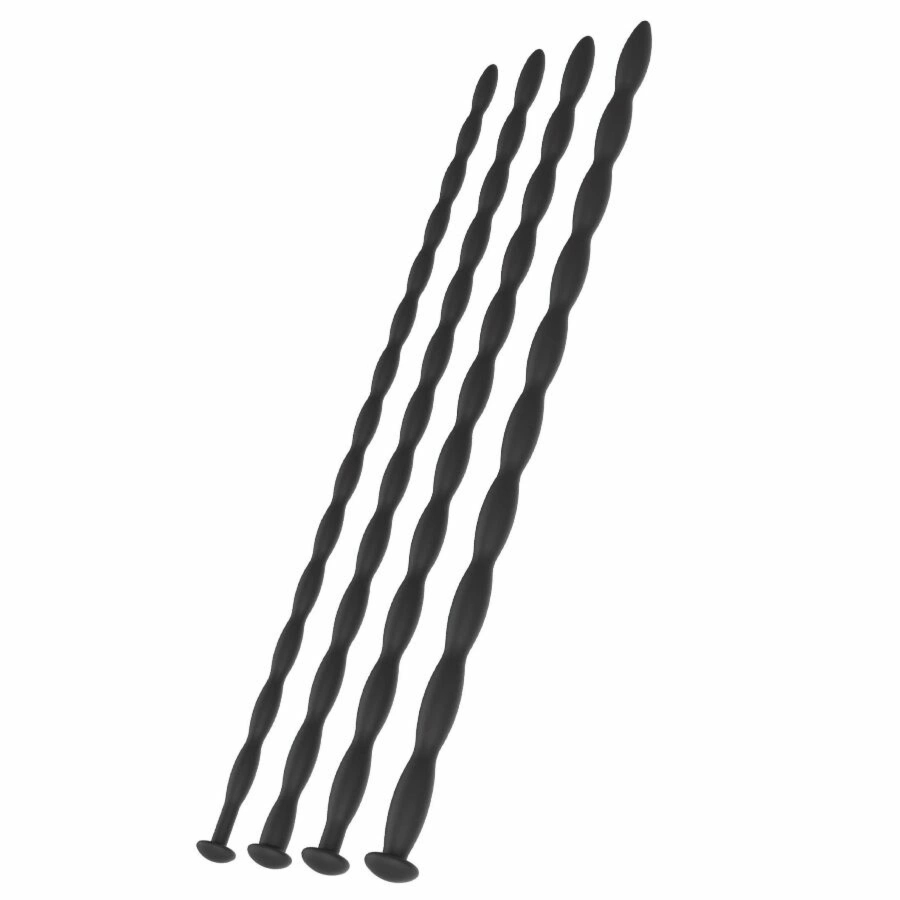 Hidden Desire Extreme Advanced – zestaw 4 silikonowych rozszerzaczy 30 cm, teksturowana powierzchnia