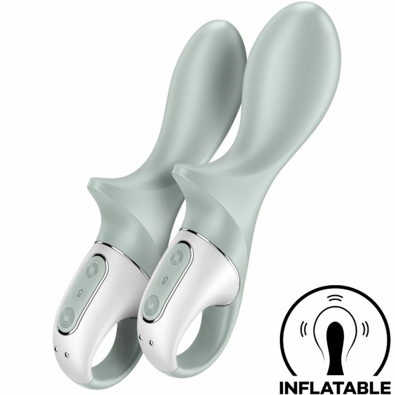 Satisfyer Air Pump Booty 3 Szarozielony Anatomiczny Model Funkcja Powiększania 12 Trybow
