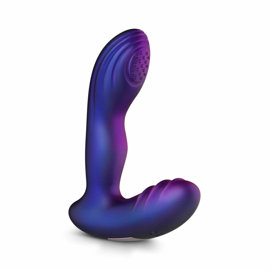 Hueman Tapping Plug – silikonowa maszyna intymna, funkcja stukania, 10 trybów, USB, fioletowy