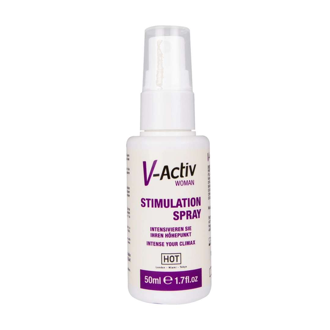 HOT V-Activ Spray dla kobiet 50 ml – pielęgnacyjny spray z higienicznym aplikatorem