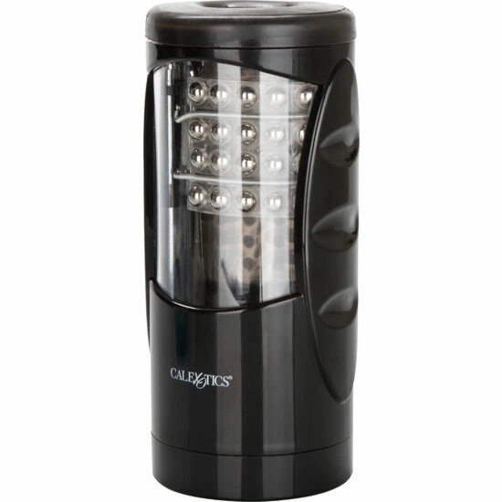 CalExotics Optimum Power Turbo 7 – intymna maszyna wibracyjna, 13 cm, 7 trybów, teksturowana nakładka