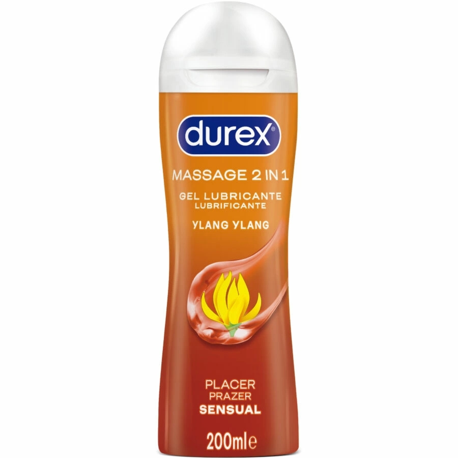 Durex 2w1 żel do masażu Ylang Ylang 200 ml – nawilżający, z aplikatorem
