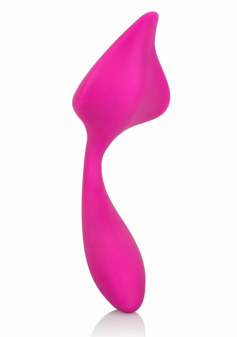 CalExotics Silicone Marvelous Lover – kompaktowy masażer silikonowy, fioletowy, 10 trybów, elastyczny
