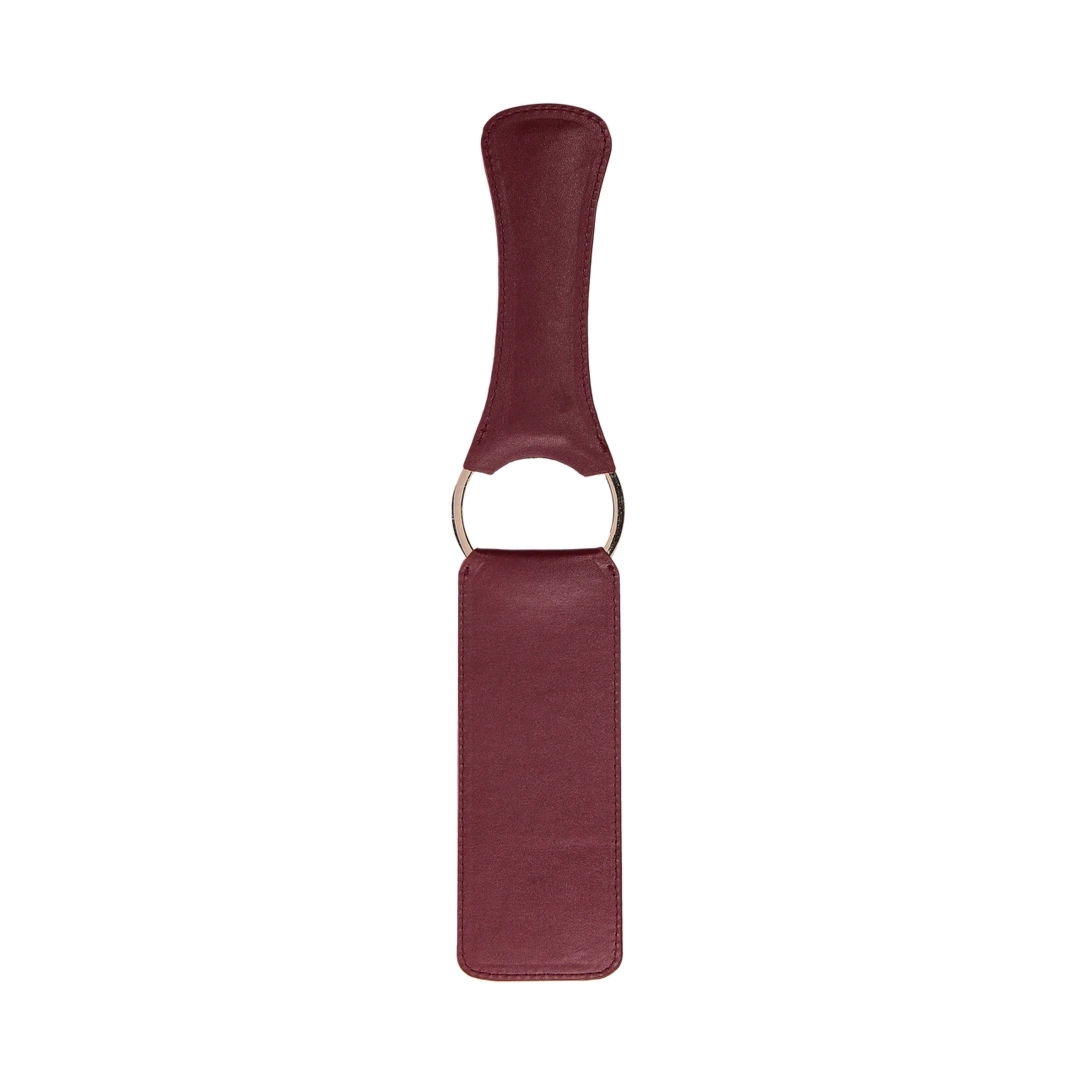 Ouch! Wiosło luksusowe Halo, elegancka packa, skorzana, złote zdobienia, 32 cm