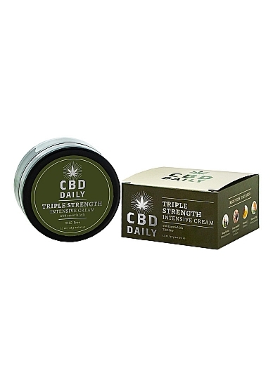 Intensywny krem CBD Daily Triple Strength Potrójna siła - 1,7 uncji / 48 g - XEUCBDCCX050 - CBD Daily Triple Strength Intensive Cream - 1.7 oz / 48 g