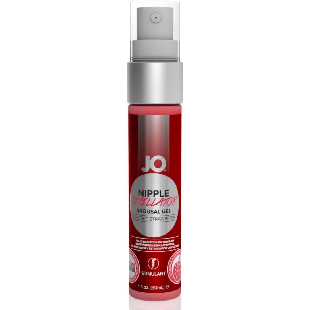 System JO Nipple Titillator Strawberry żel do pielęgnacji i masażu 30 ml, aromat truskawkowy