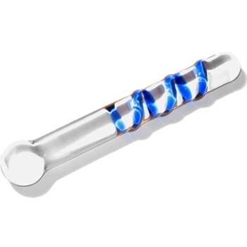 SexShop - Szklane długie dildo Max Passion - Glass Dildo Blue