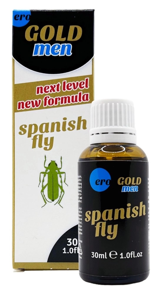 Spain Fly Men Gold Strong suplement diety 30 ml – płyn dla mężczyzn, łatwa aplikacja