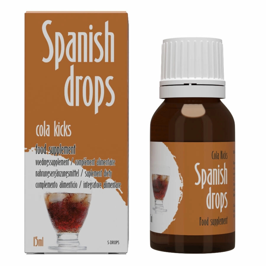 Cobeco Spanish Drops Cola Kicks 15ml krople z L-argininą i witaminą C, smak cola