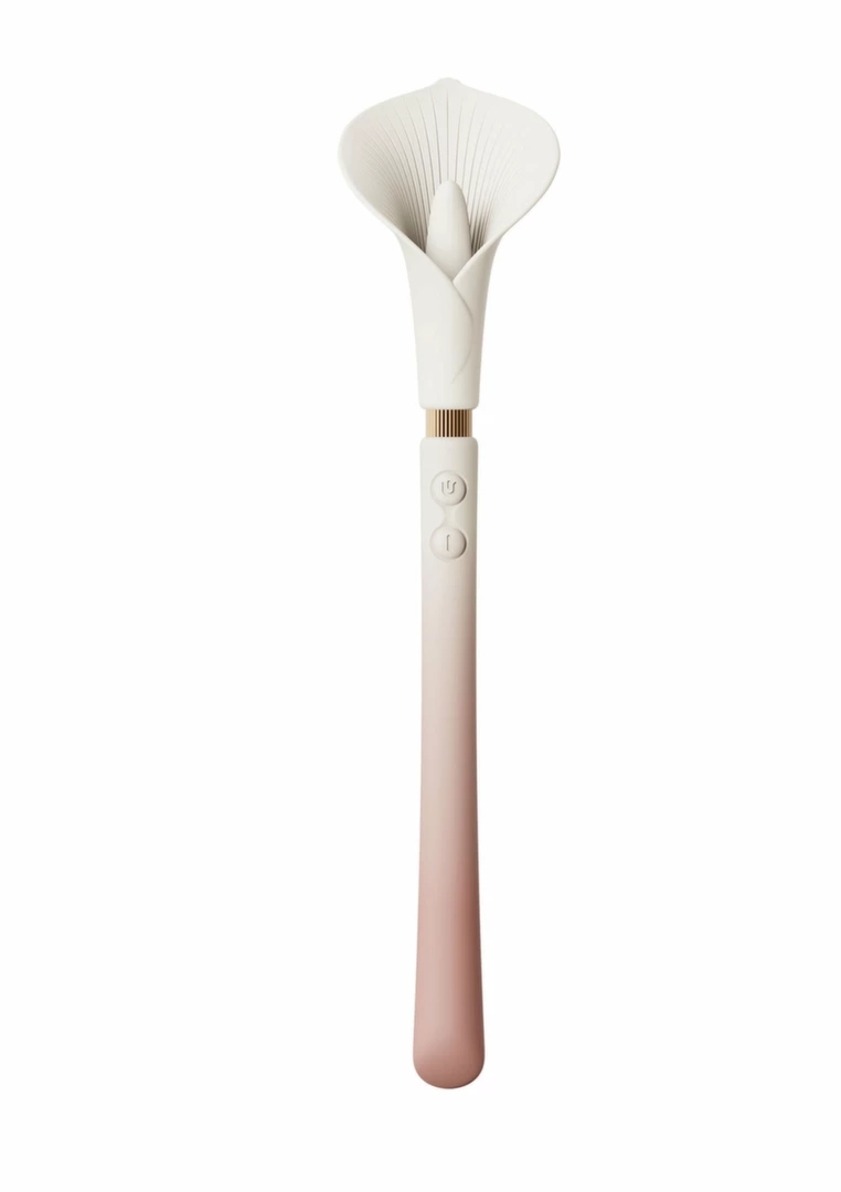 Zalo Calla Stimulator silikonowy model z ergonomicznym uchwytem, wodoodporny, fioletowy