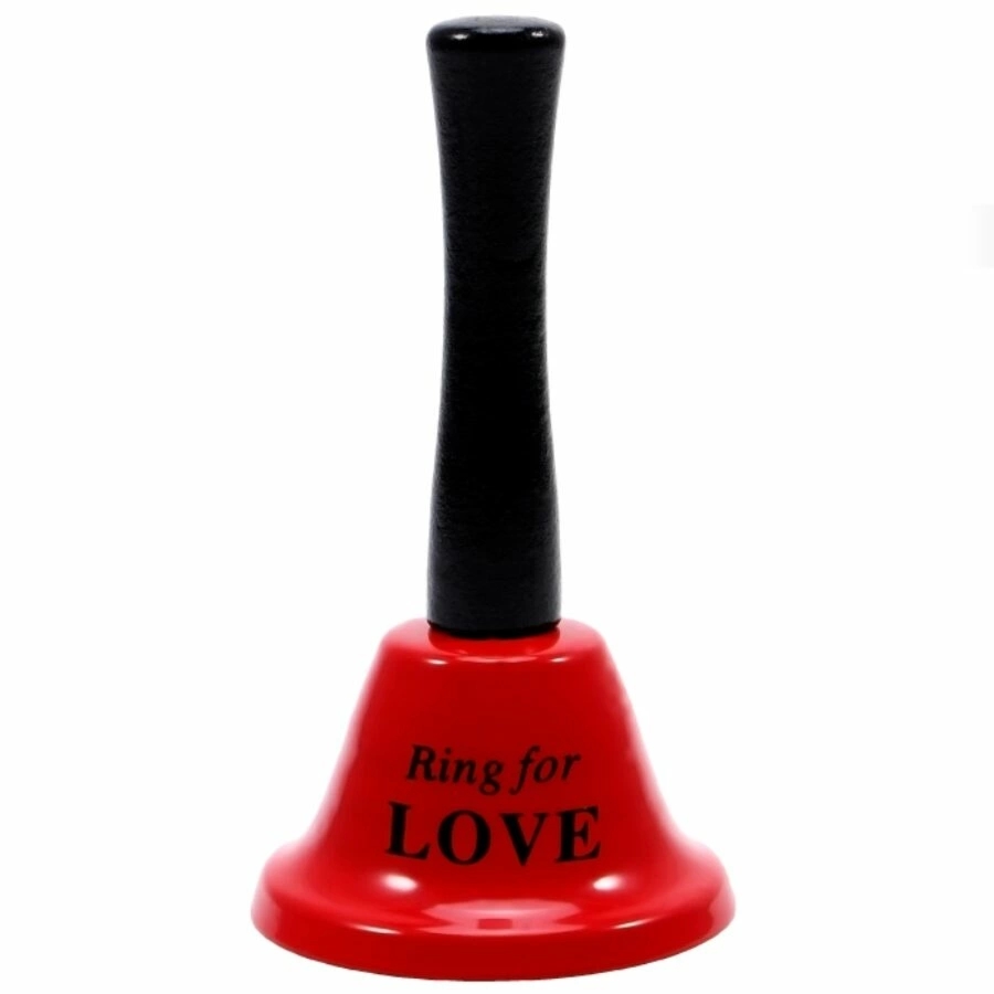 DIABLO PICANTE Dzwonek ręczny Ring For Love czerwony, kompaktowy gadżet imprezowy