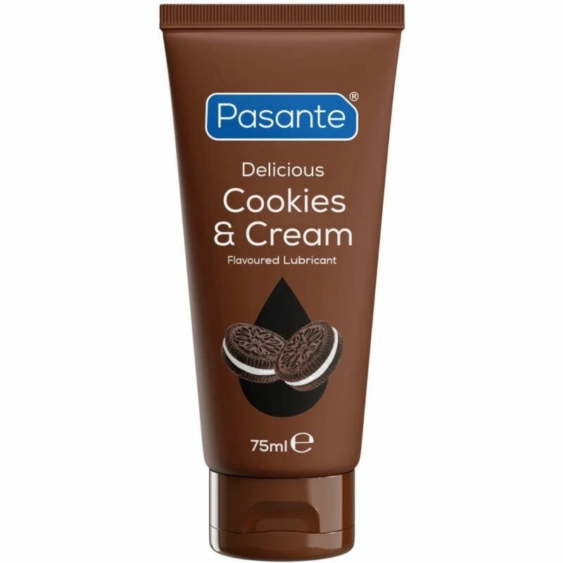 Pasante Cookies & Cream żel nawilżający wodny 75 ml – aromat ciasteczek, pompka, wegański
