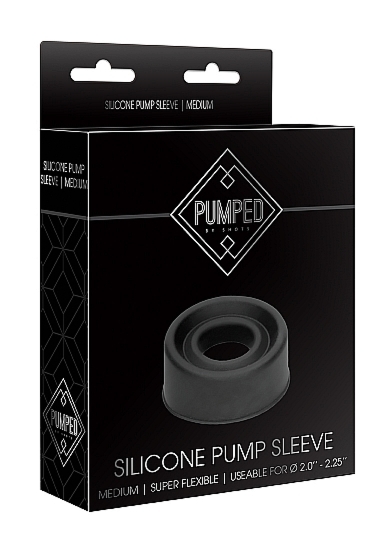 Uszczelka do POMPKI rękaw ścieśniający M - Silicone Pump Sleeve Medium - Black