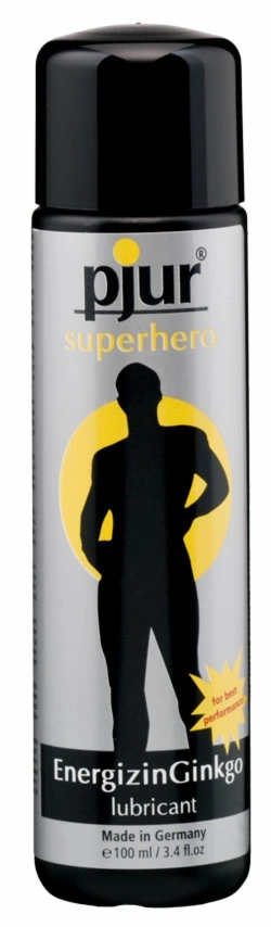 Pjur Superhero Energizing Ginkgo 100ml – wodny żel nawilżający z ekstraktem z miłorzębu