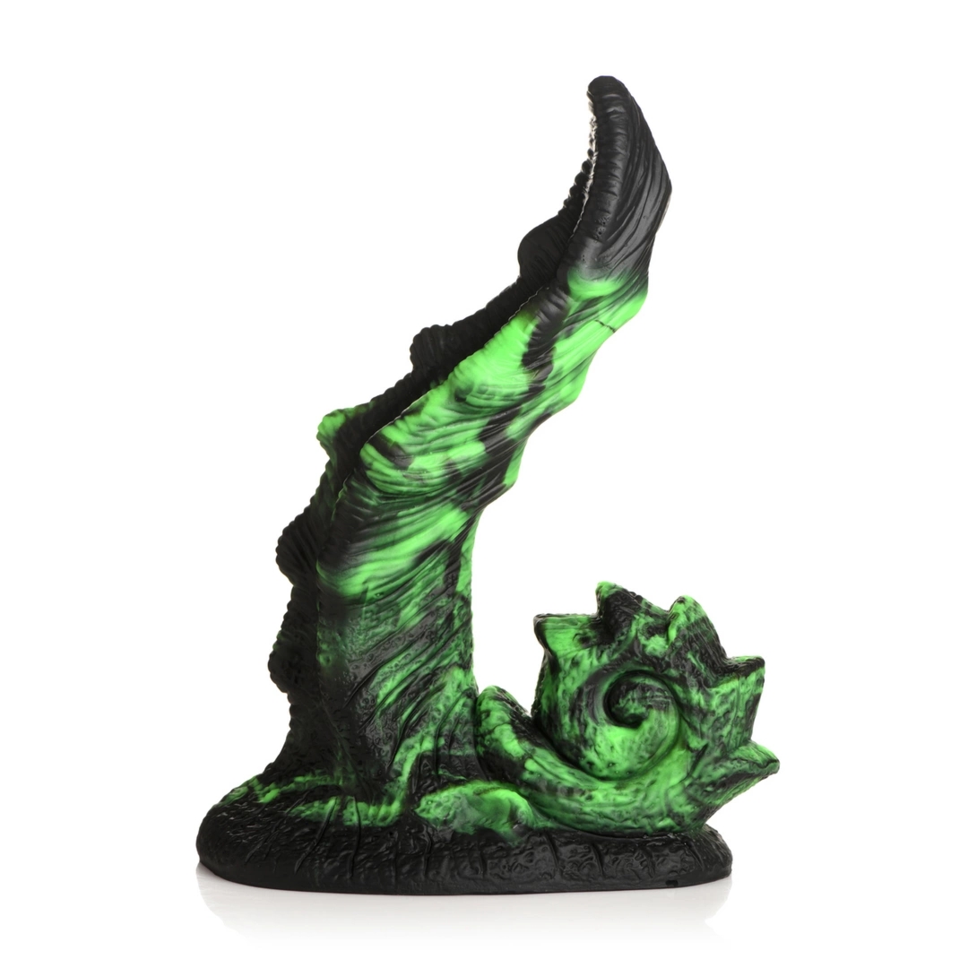 Creature Cocks Glowzilla, silikonowy model świecący w ciemności, zielono-czarny