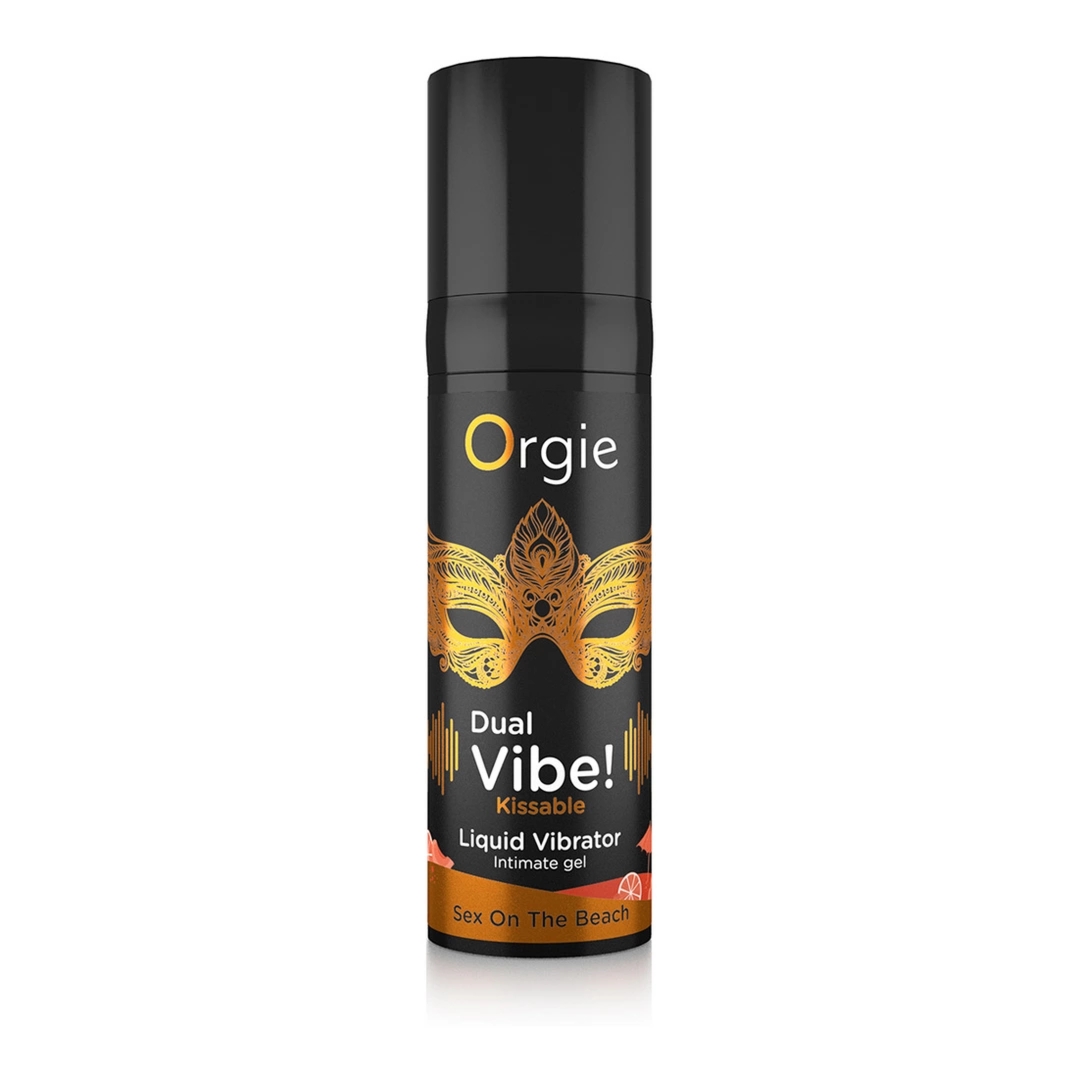 Orgie Dual Vibe! żel intymny o smaku koktajlu Sex On The Beach 15 ml, efekt wibracyjny