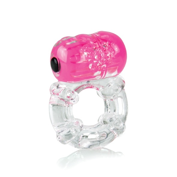 SexShop - Pierścień erekcyjny wibrujący - The Screaming O Color Pop Big O Pink