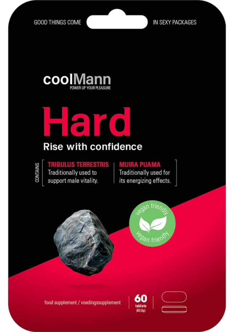 CoolMann Hard 60 kapsułek – suplement dla mężczyzn, energia i witalność, z Tribulus Terrestris