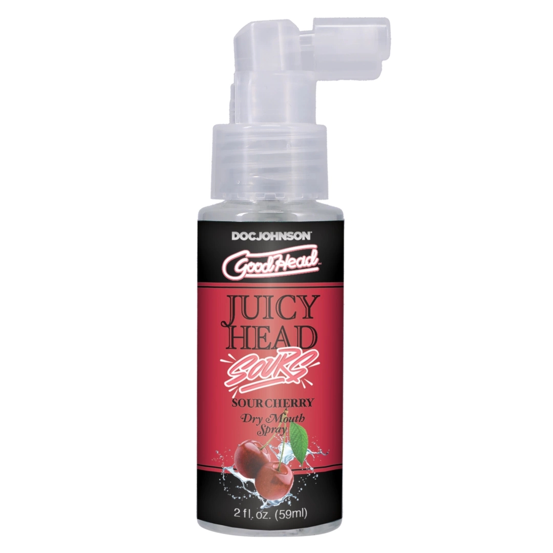 Doc Johnson GoodHead Spray nawilżający Sour Cherry 60ml, aromat kwaśnej wiśni