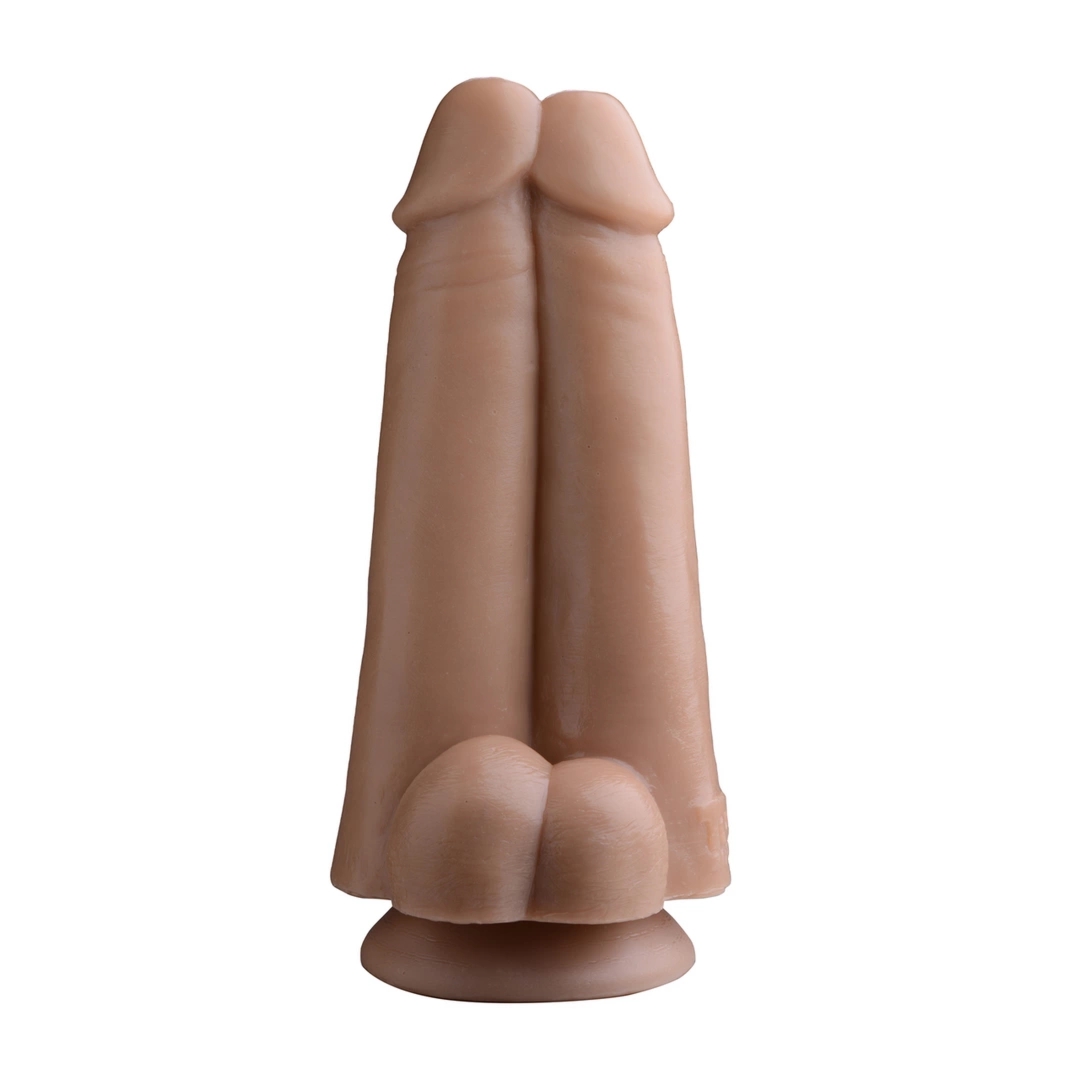 XR Brands Tom of Finland model podwójny anatomiczny z przyssawką, 32 cm
