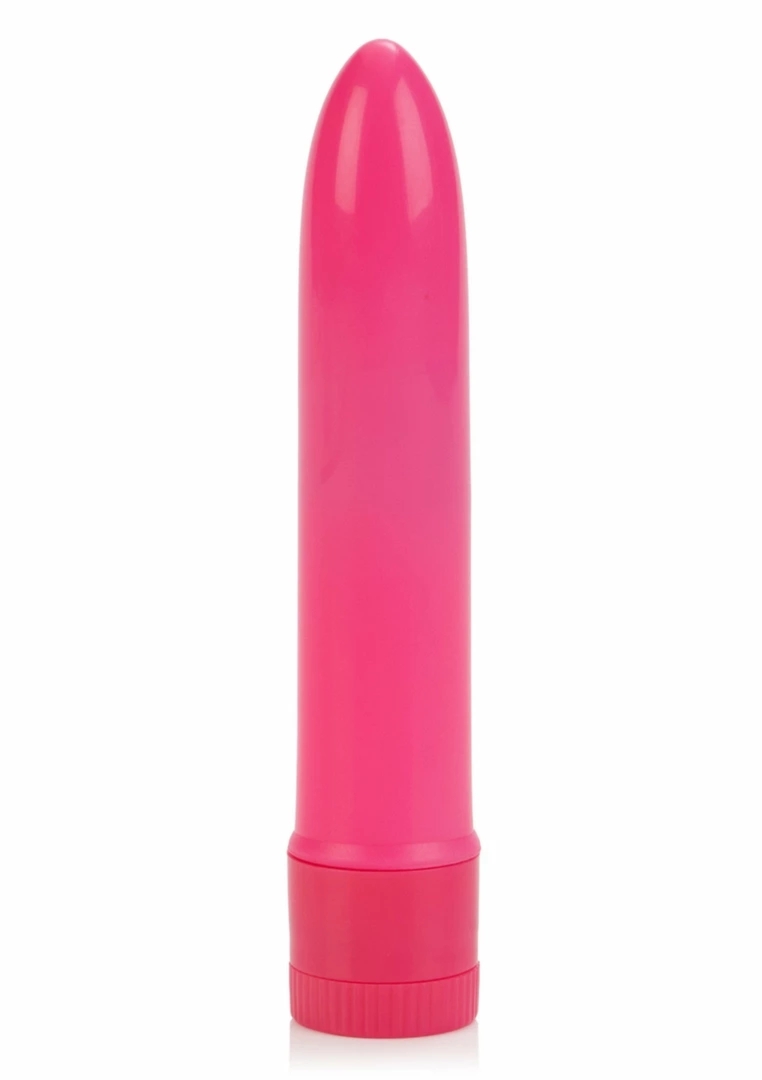 CalExotics Neon Vibrator 4.5" kompaktowy model wielostopniowy, neonowy, ABS