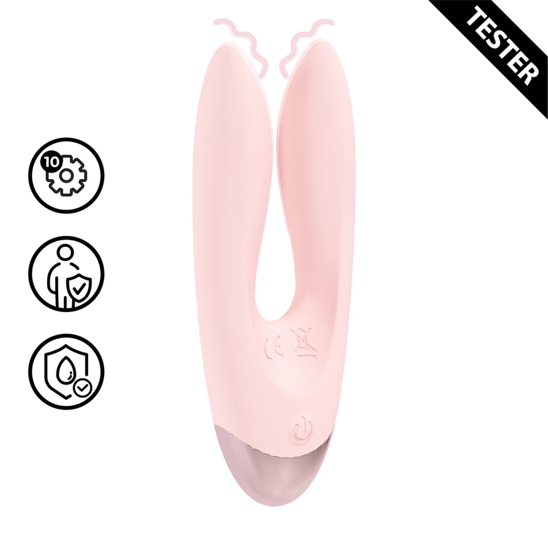 Loveline Amour Paris – rożowy model intymny, dwa silniki F1, IPX7, 10 programow, ładowanie USB