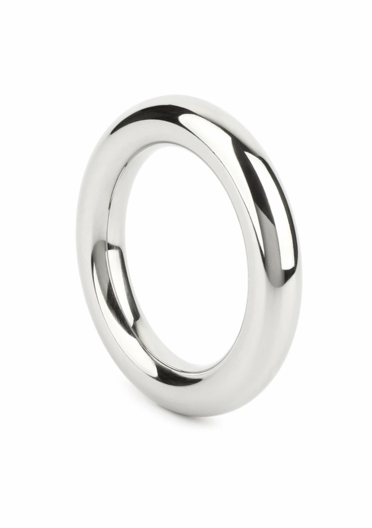 Mr. Steel The Prince C-Ring stalowy pierścień 8mm x 35mm, minimalistyczny, polerowana stal