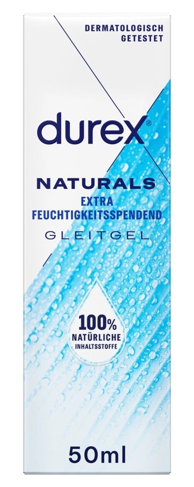 Durex Naturals Extra Wet żel intymny naturalny 50 ml – nawilżający z kwasem hialuronowym