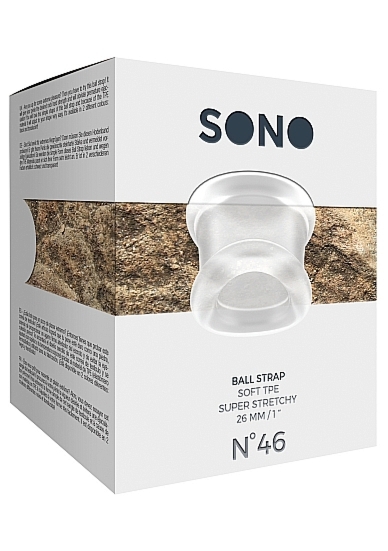 Pierścień erekcyjny No.46 - No.46 - Ball Strap - Translucent