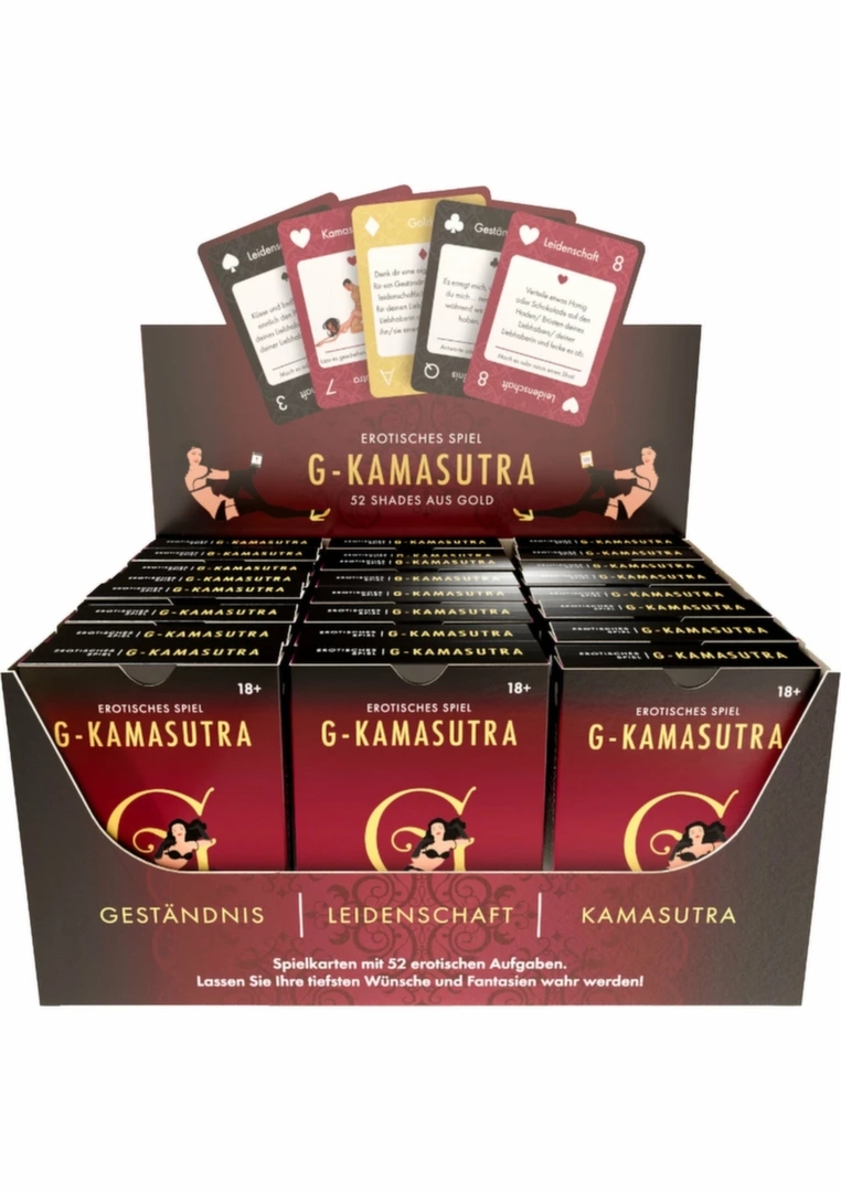 G Kamasutra Cards 24 opakowania – inspirujące karty dla par, 52 zadania ENG/FR/DE