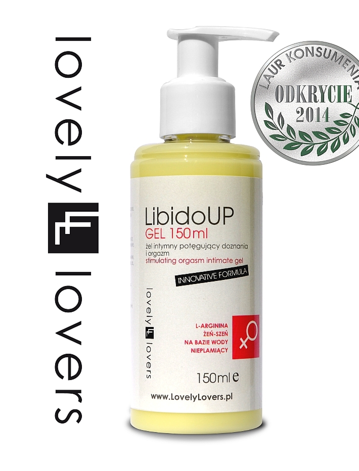 Lovely Lovers LibidoUP Gel 150ml żel intymny dla kobiet z żeń-szeniem i L-argininą, wodna baza