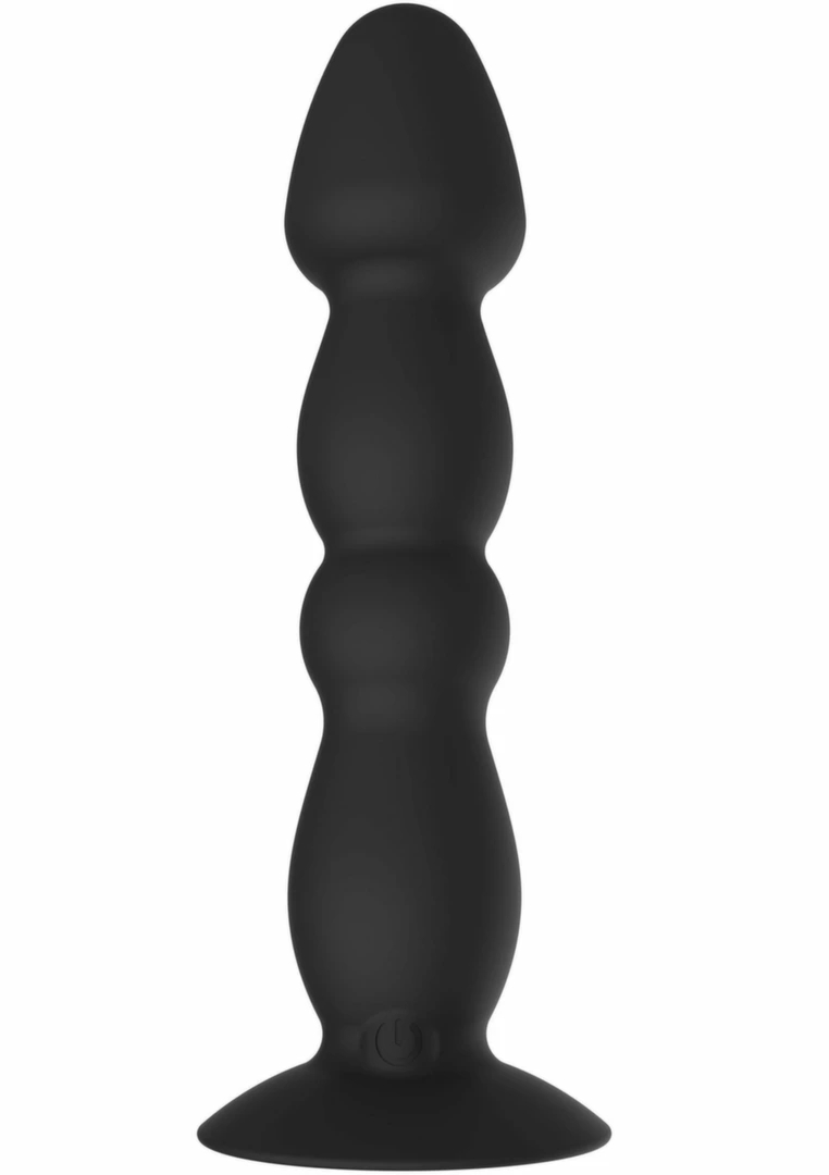 ToyJoy Vibrating Anal Plug Large silikonowy model wibrujący, 17 cm, czarny, USB