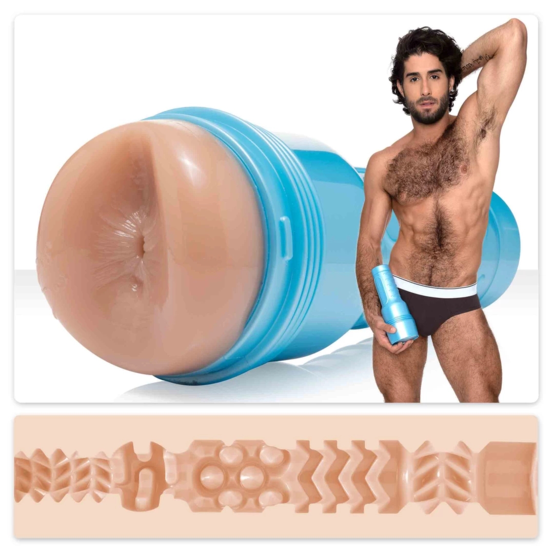 Fleshjack Boys Diego Sans Sex Machine – model anatomiczny SuperSkin, struktura Sex Machine