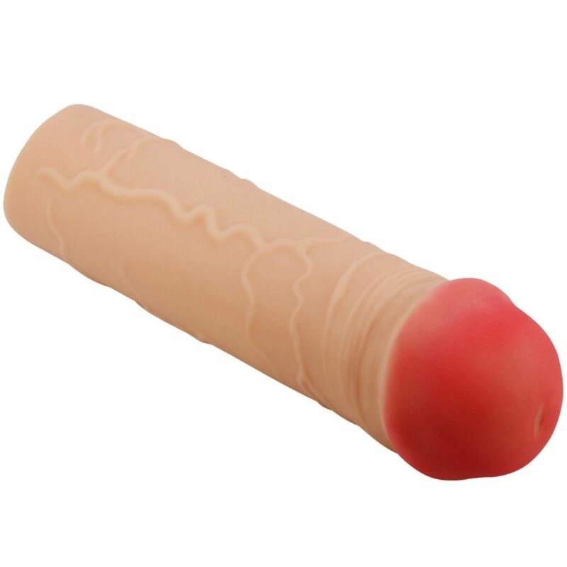 Pretty Love Nile nakładka wydłużająca TPR naturalny kolor 16 cm anatomiczna