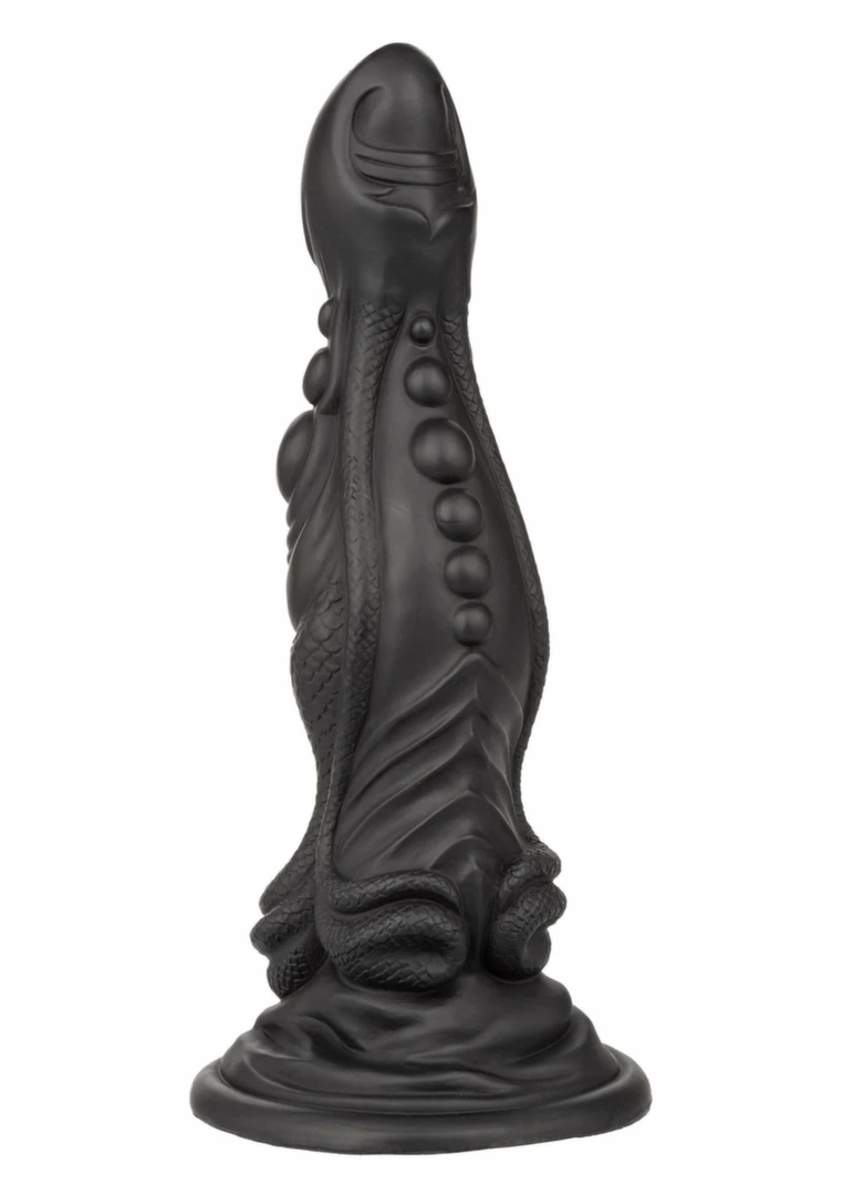 CalExotics Monster Dong The Colossus 24,75 cm, Liquid Silicone czarny, model z przyssawką
