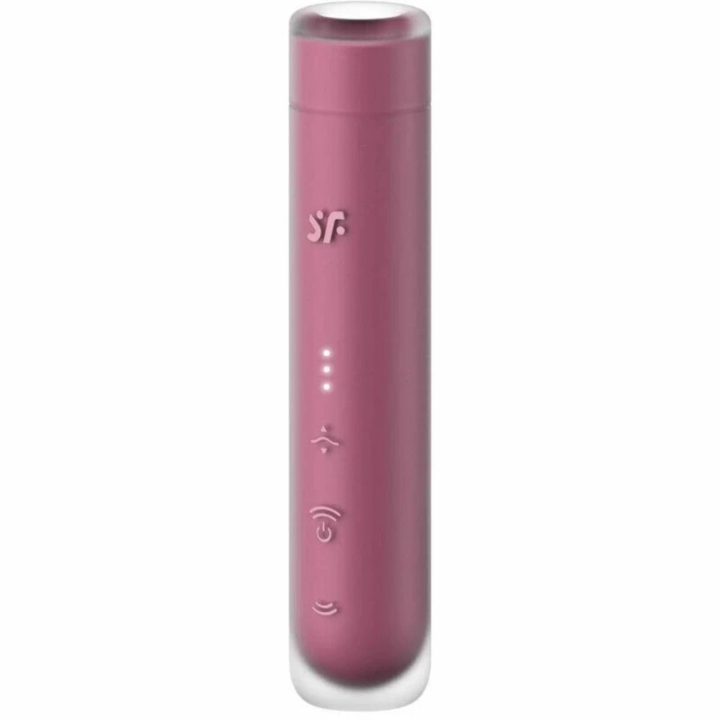 Satisfyer First Kiss Wave kompaktowy model fal ciśnieniowych, kolor Garnet, USB-C