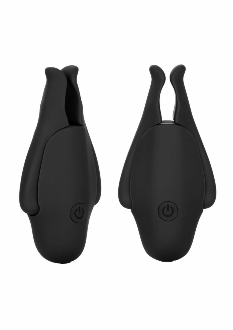 CalExotics Rechargeable Nipplettes – bezprzewodowe klipsy wibrujące USB, 12 trybów, wodoodporne