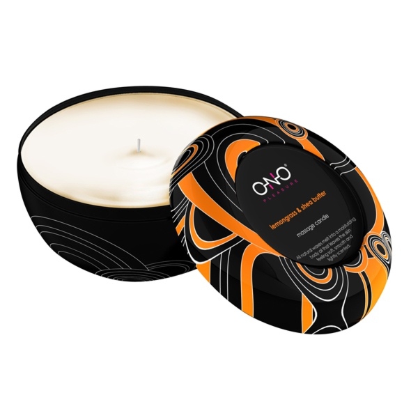 SexShop - Świeca do masażu - Ono Massage Candle - Trawa cytrynowa