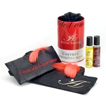 SexShop - Zestaw erotycznych akcesoriów Extase Sensuel - Coffret Afrodisia Mask - online
