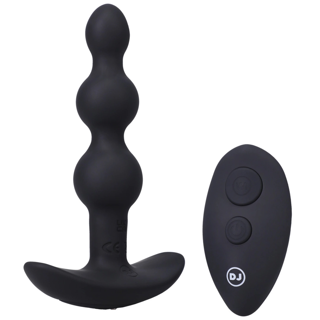Doc Johnson A-Play Shaker silikonowa maszyna intymna z pilotem, segmentowany kształt, USB