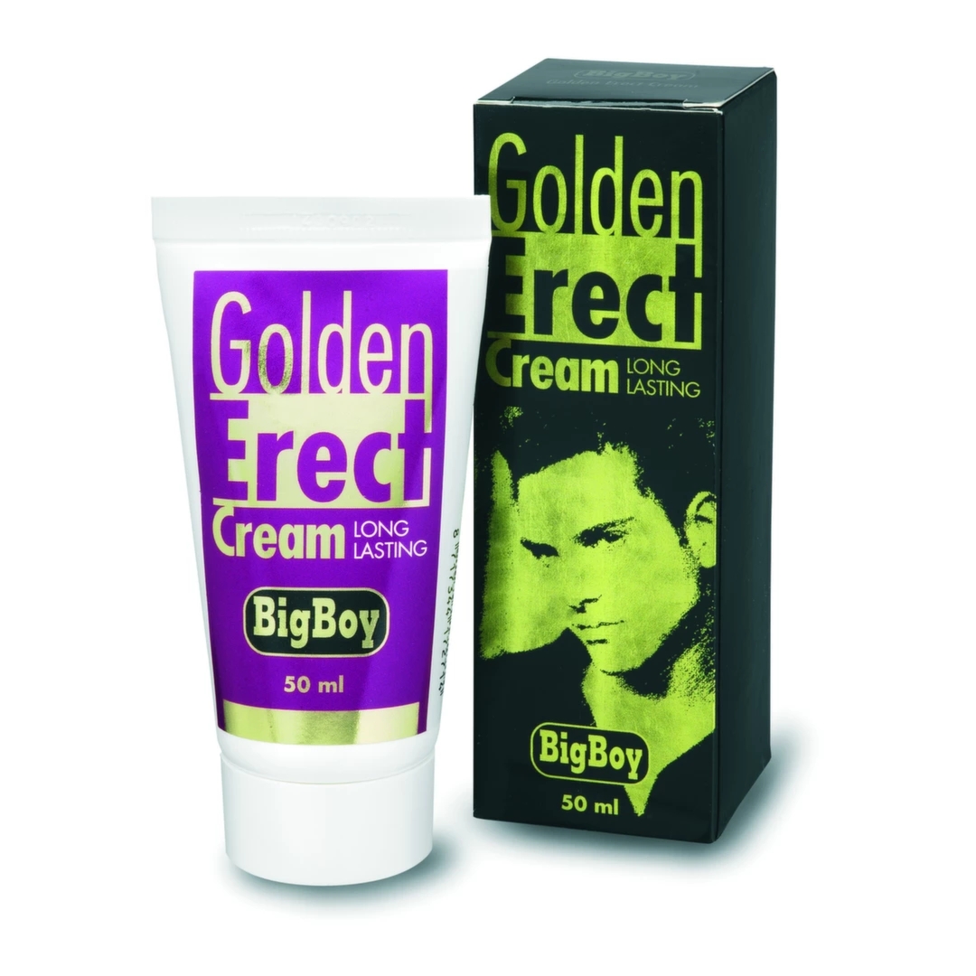 Big Boy Golden Erect Cream 50 ml – krem pielęgnacyjny do okolic intymnych, roślinny skład