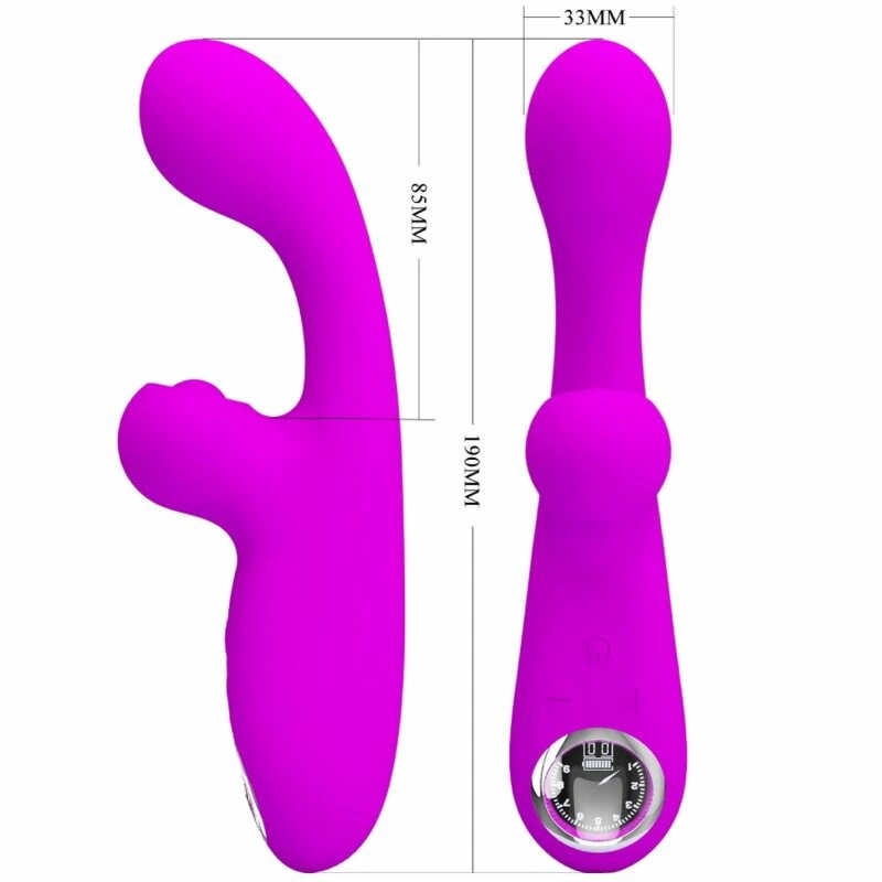 Pretty Love Skylar Purple Wielofunkcyjny Stymulator Silikonowy USB 10 Trybow 9 Intensywności