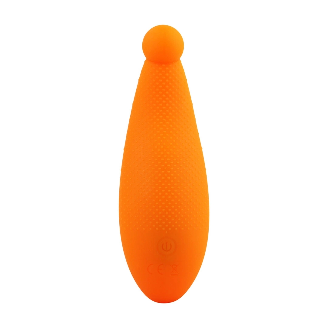 Into The C Sun Coralee Tip Vibrator Sunrise Orange 12,7 cm – silikonowy, ergonomiczny model z pulsacją