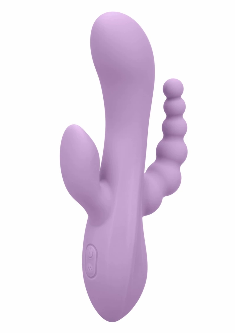 CalExotics Bend & Hold Triple Rumbler elastyczny masażer silikonowy, 10 trybów, IPX7, USB